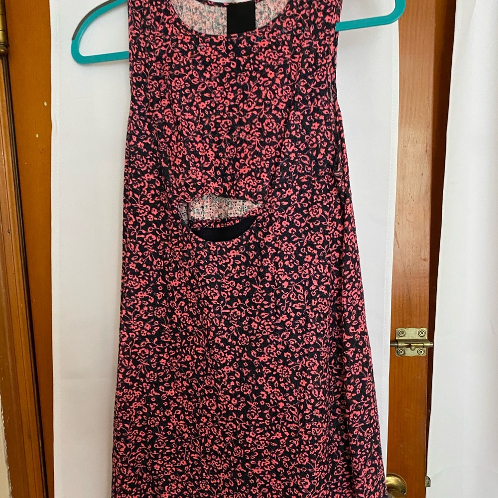 Pink and black baggy HEATHER dress